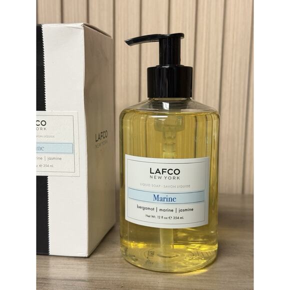 LAFCO New York Liquid Soap, Marine - Bergamot, Marine & Jasmin 12 oz / 354ml - Picture 4 of 8